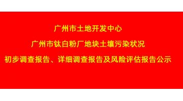 昭通市地皮开发中心昭通市钛白粉厂地块泥土传染情况初措施查汇报、具体调查汇报，风险评估汇报公示